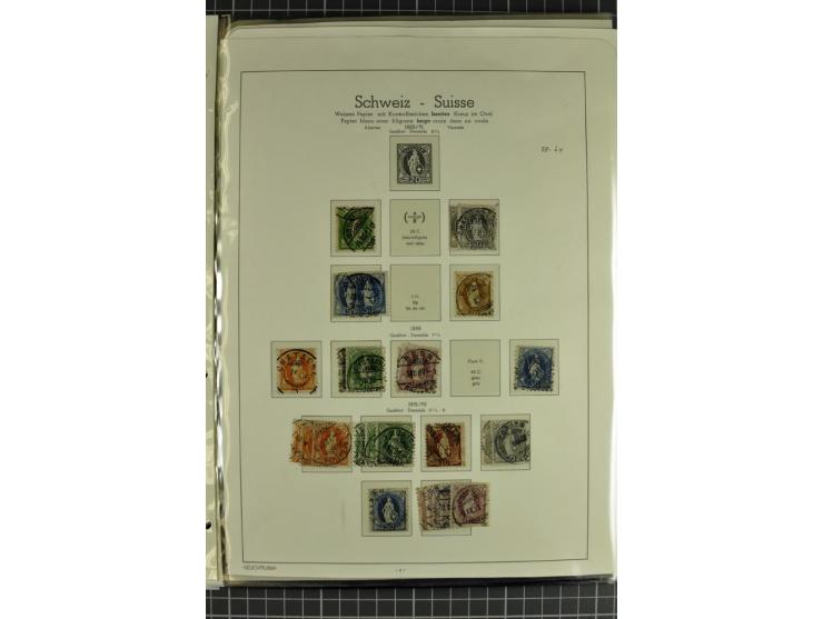 1850/2007, postfrische, ungebrauchte und gestempelte Sammlung mit allen Blocks, PAX, Dienst, Ämtern etc., oft in beiden Erhal