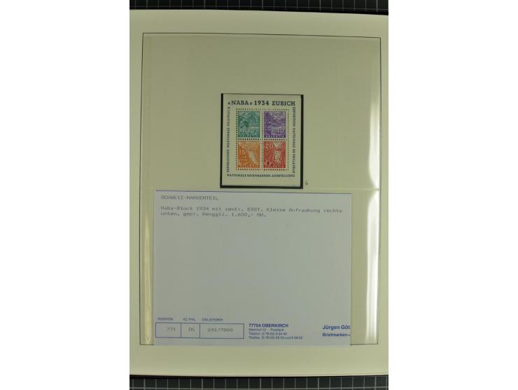 1850/2007, postfrische, ungebrauchte und gestempelte Sammlung mit allen Blocks, PAX, Dienst, Ämtern etc., oft in beiden Erhal