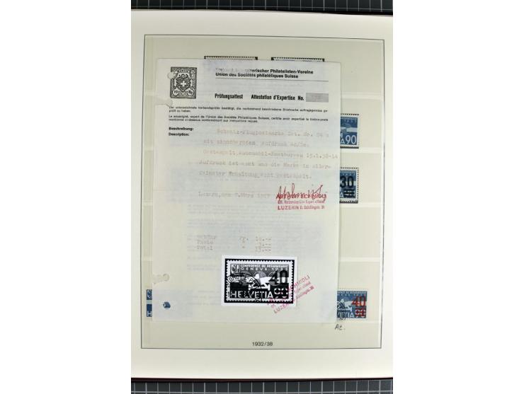 1850/2007, postfrische, ungebrauchte und gestempelte Sammlung mit allen Blocks, PAX, Dienst, Ämtern etc., oft in beiden Erhal