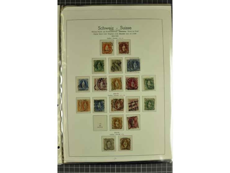 1850/2007, postfrische, ungebrauchte und gestempelte Sammlung mit allen Blocks, PAX, Dienst, Ämtern etc., oft in beiden Erhal