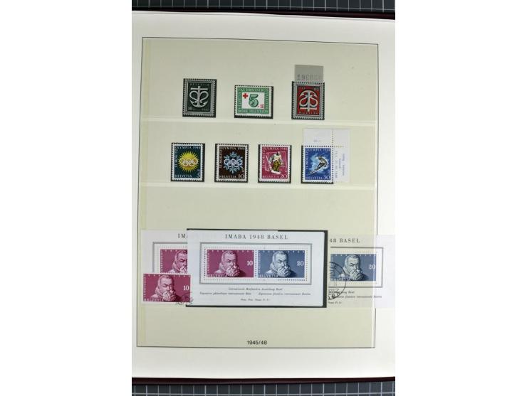 1850/2007, postfrische, ungebrauchte und gestempelte Sammlung mit allen Blocks, PAX, Dienst, Ämtern etc., oft in beiden Erhal
