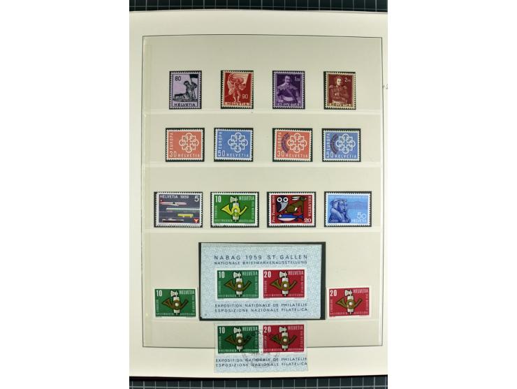 1850/2007, postfrische, ungebrauchte und gestempelte Sammlung mit allen Blocks, PAX, Dienst, Ämtern etc., oft in beiden Erhal