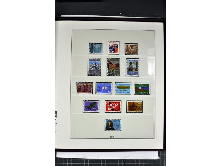 1854/1986, postfrische, ungebrauchte und gestempelte Sammlung in 3 Lindner-T-Alben
