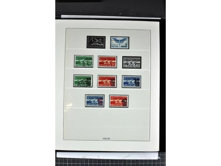 1854/1986, postfrische, ungebrauchte und gestempelte Sammlung in 3 Lindner-T-Alben