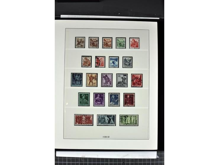 1854/1986, postfrische, ungebrauchte und gestempelte Sammlung in 3 Lindner-T-Alben