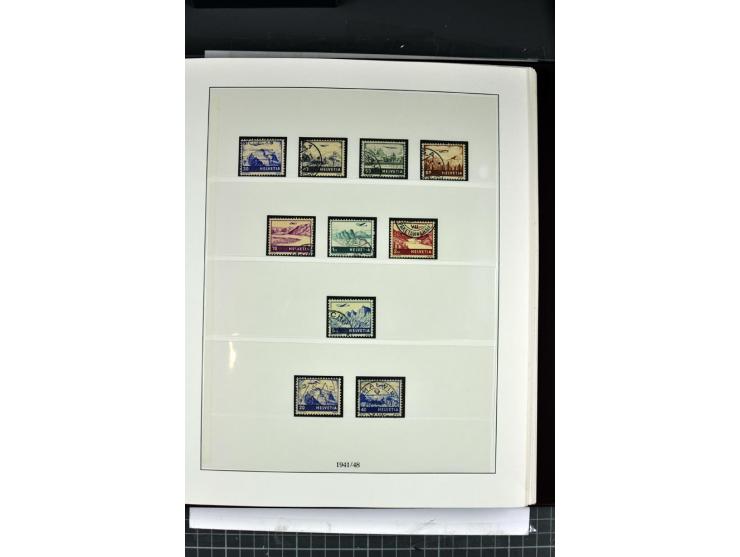 1854/1986, postfrische, ungebrauchte und gestempelte Sammlung in 3 Lindner-T-Alben