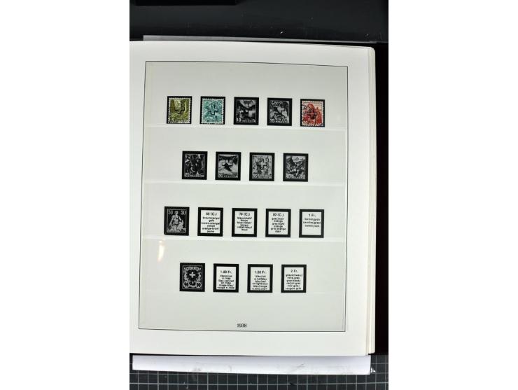 1854/1986, postfrische, ungebrauchte und gestempelte Sammlung in 3 Lindner-T-Alben