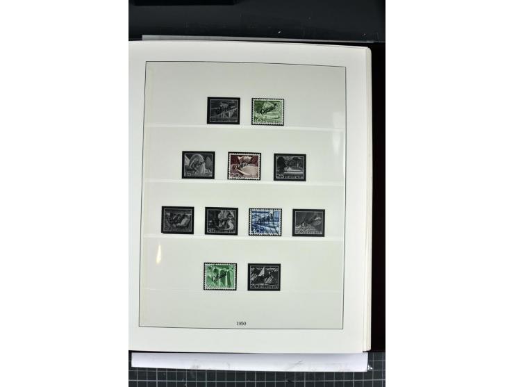 1854/1986, postfrische, ungebrauchte und gestempelte Sammlung in 3 Lindner-T-Alben