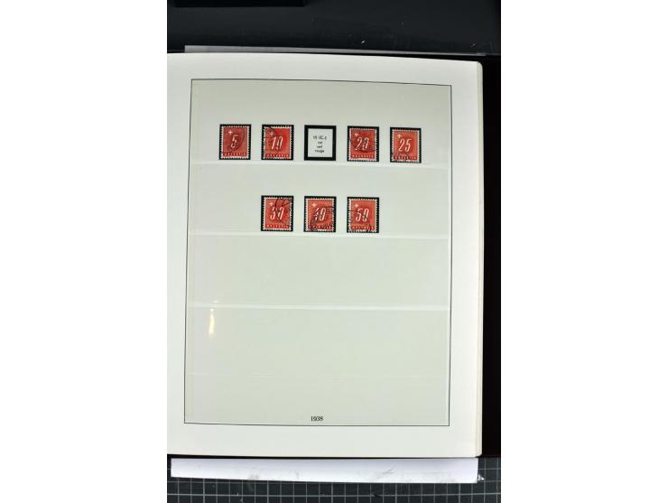1854/1986, postfrische, ungebrauchte und gestempelte Sammlung in 3 Lindner-T-Alben