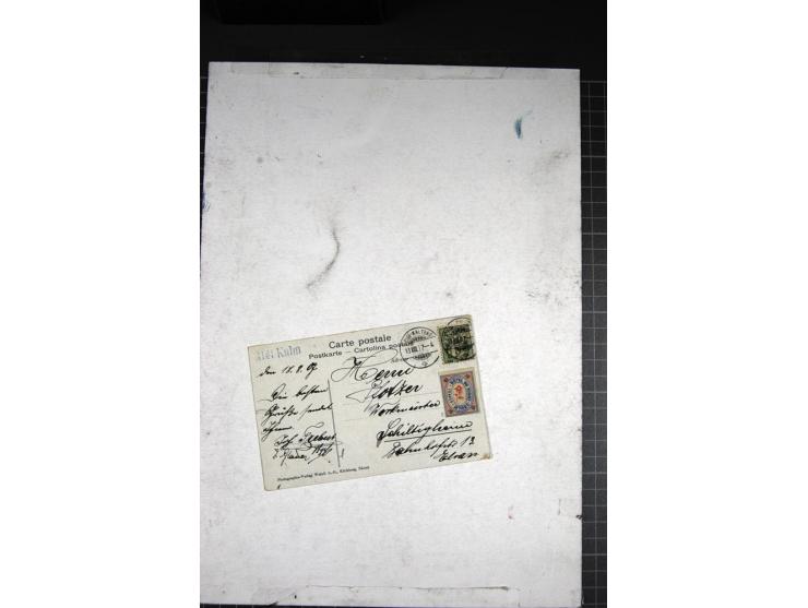  HOTELPOSTMARKEN: 1864/85, ungebrauchte Partie, dabei auch Fälschungen und Nachdrucke
