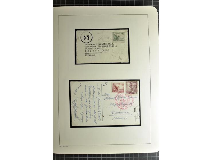 1866/1945, interessante 6bändige Sammlung mit vielen Lokalausgaben, dabei sehr viele Briefe mit viel Zensurpost, außerdem Blo