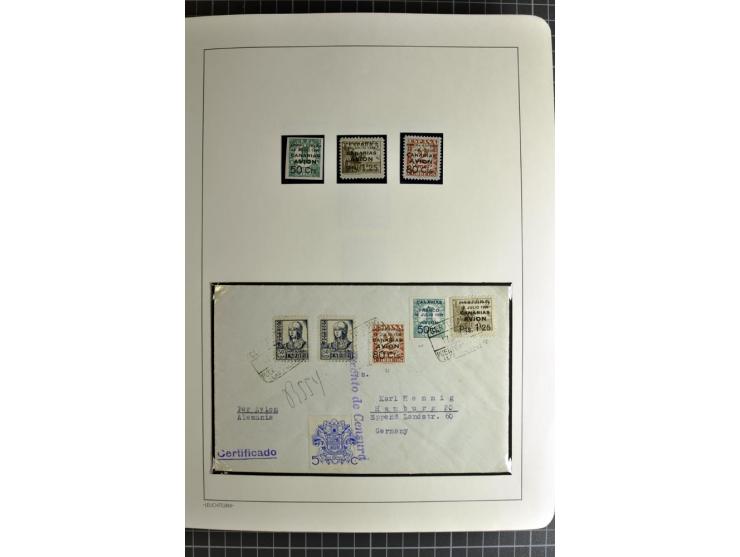1866/1945, interessante 6bändige Sammlung mit vielen Lokalausgaben, dabei sehr viele Briefe mit viel Zensurpost, außerdem Blo
