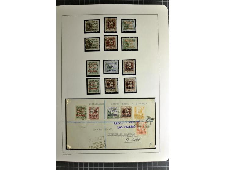 1866/1945, interessante 6bändige Sammlung mit vielen Lokalausgaben, dabei sehr viele Briefe mit viel Zensurpost, außerdem Blo
