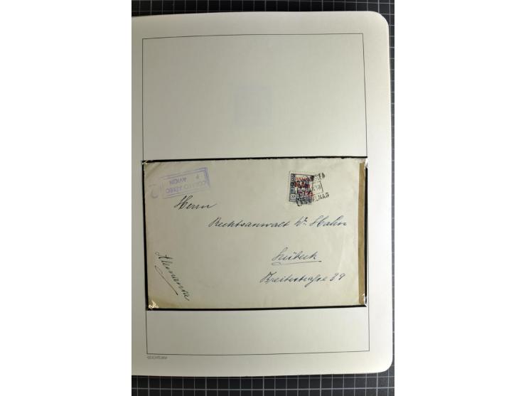 1866/1945, interessante 6bändige Sammlung mit vielen Lokalausgaben, dabei sehr viele Briefe mit viel Zensurpost, außerdem Blo