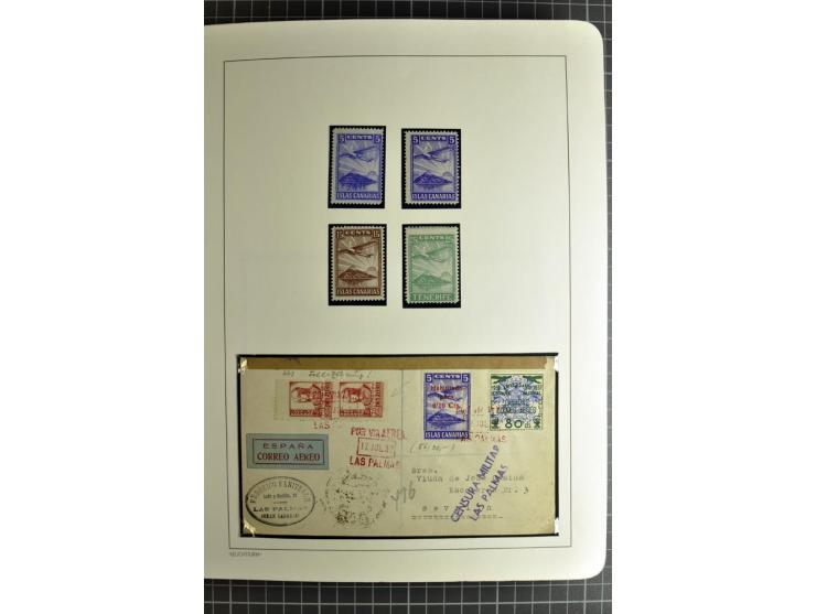 1866/1945, interessante 6bändige Sammlung mit vielen Lokalausgaben, dabei sehr viele Briefe mit viel Zensurpost, außerdem Blo