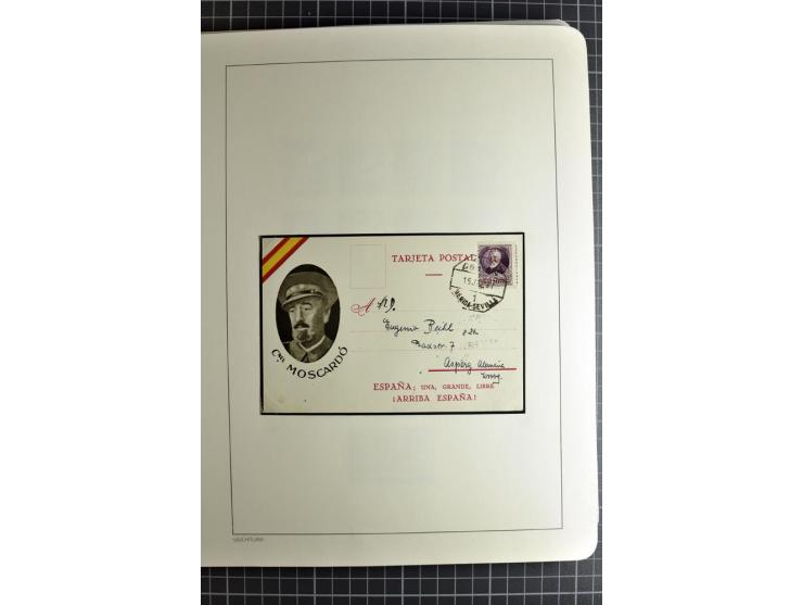 1866/1945, interessante 6bändige Sammlung mit vielen Lokalausgaben, dabei sehr viele Briefe mit viel Zensurpost, außerdem Blo