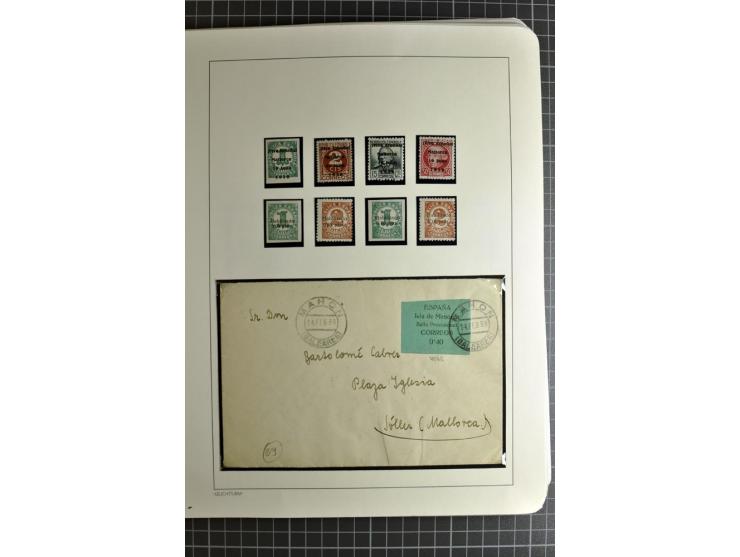 1866/1945, interessante 6bändige Sammlung mit vielen Lokalausgaben, dabei sehr viele Briefe mit viel Zensurpost, außerdem Blo
