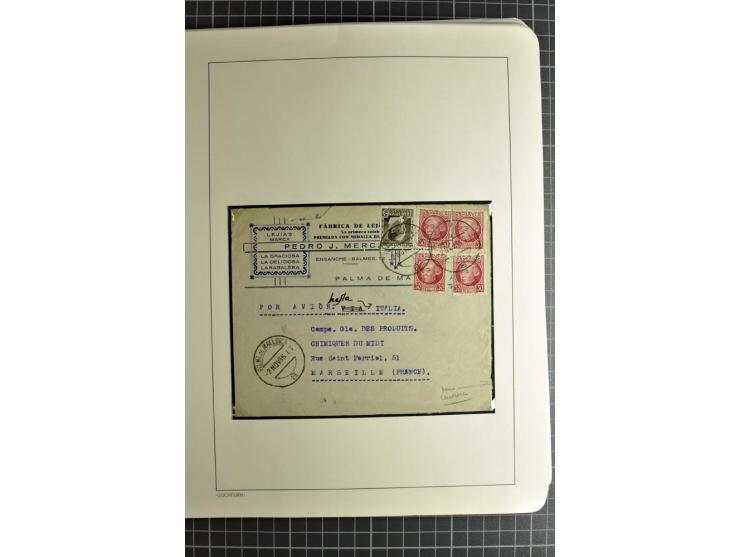1866/1945, interessante 6bändige Sammlung mit vielen Lokalausgaben, dabei sehr viele Briefe mit viel Zensurpost, außerdem Blo