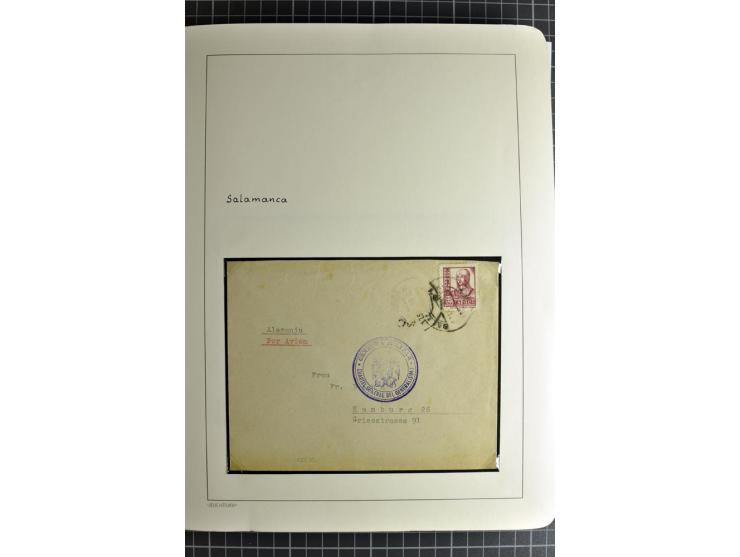 1866/1945, interessante 6bändige Sammlung mit vielen Lokalausgaben, dabei sehr viele Briefe mit viel Zensurpost, außerdem Blo