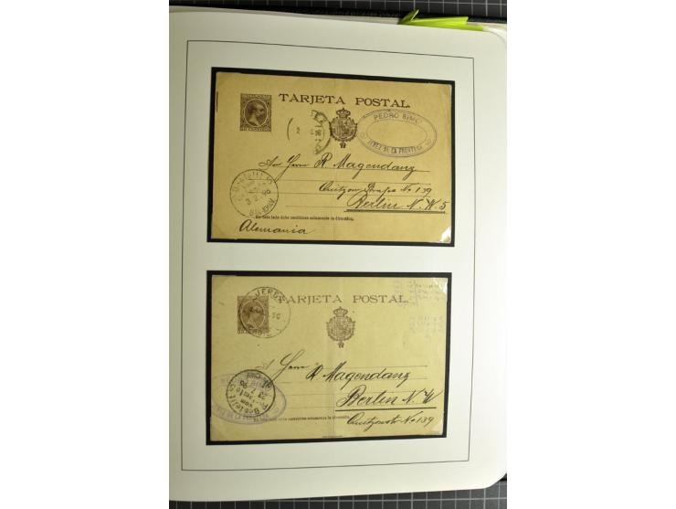 1866/1945, interessante 6bändige Sammlung mit vielen Lokalausgaben, dabei sehr viele Briefe mit viel Zensurpost, außerdem Blo