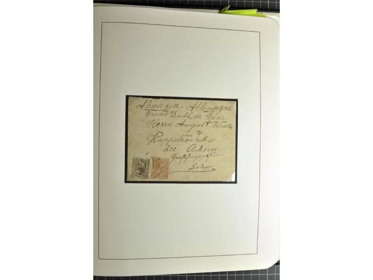 1866/1945, interessante 6bändige Sammlung mit vielen Lokalausgaben, dabei sehr viele Briefe mit viel Zensurpost, außerdem Blo