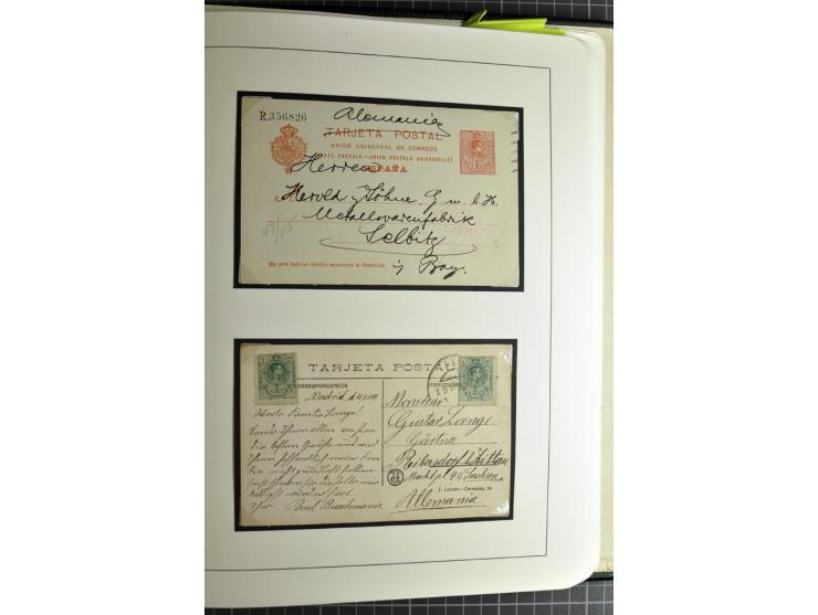 1866/1945, interessante 6bändige Sammlung mit vielen Lokalausgaben, dabei sehr viele Briefe mit viel Zensurpost, außerdem Blo