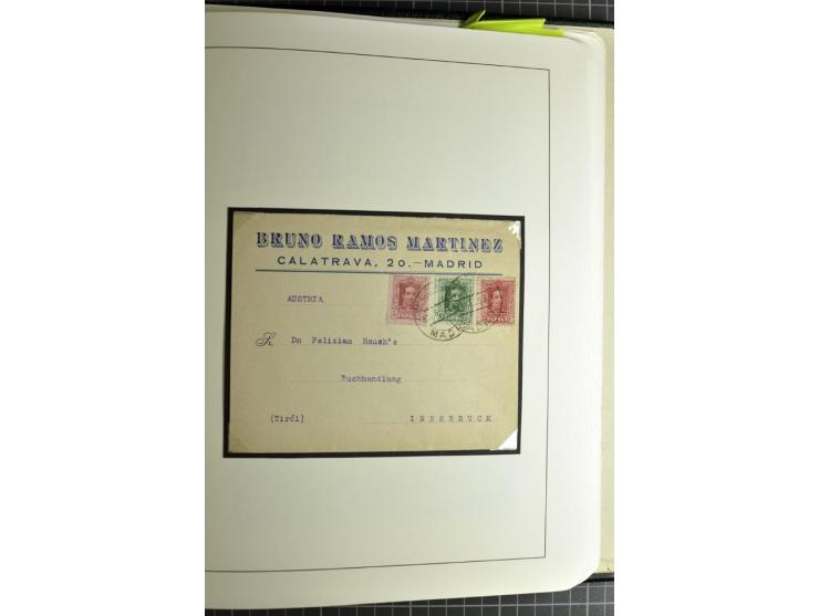 1866/1945, interessante 6bändige Sammlung mit vielen Lokalausgaben, dabei sehr viele Briefe mit viel Zensurpost, außerdem Blo