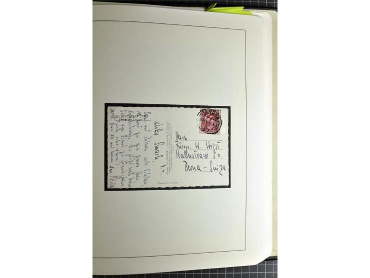 1866/1945, interessante 6bändige Sammlung mit vielen Lokalausgaben, dabei sehr viele Briefe mit viel Zensurpost, außerdem Blo