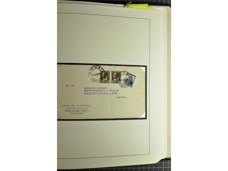 1866/1945, interessante 6bändige Sammlung mit vielen Lokalausgaben, dabei sehr viele Briefe mit viel Zensurpost, außerdem Blo