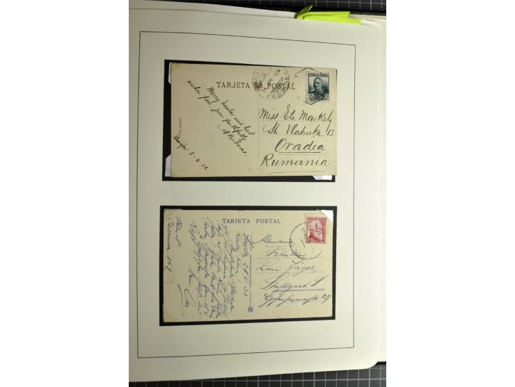 1866/1945, interessante 6bändige Sammlung mit vielen Lokalausgaben, dabei sehr viele Briefe mit viel Zensurpost, außerdem Blo
