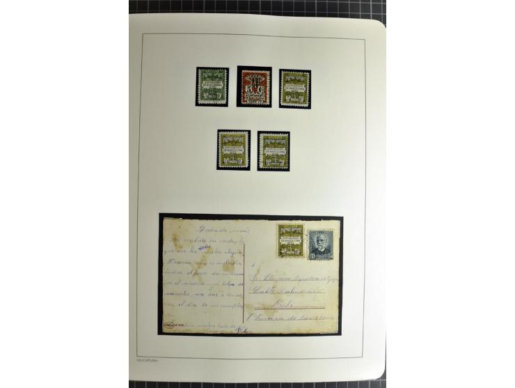 1866/1945, interessante 6bändige Sammlung mit vielen Lokalausgaben, dabei sehr viele Briefe mit viel Zensurpost, außerdem Blo