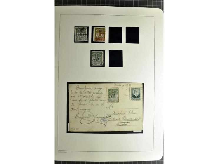1866/1945, interessante 6bändige Sammlung mit vielen Lokalausgaben, dabei sehr viele Briefe mit viel Zensurpost, außerdem Blo
