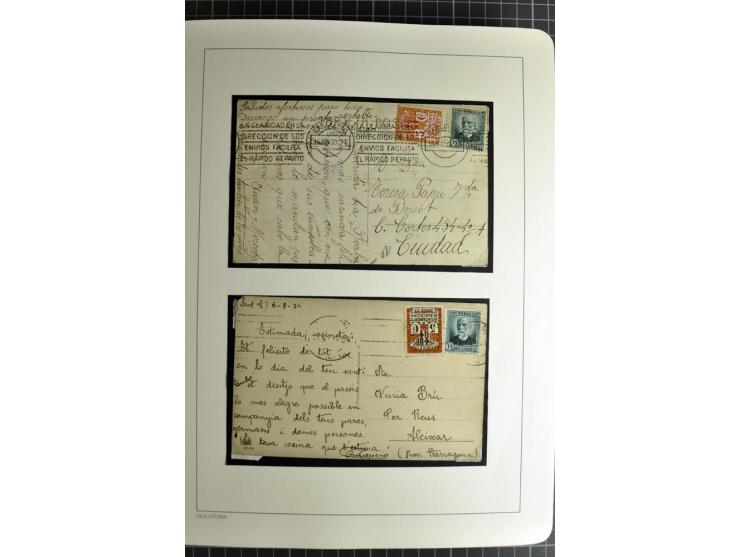 1866/1945, interessante 6bändige Sammlung mit vielen Lokalausgaben, dabei sehr viele Briefe mit viel Zensurpost, außerdem Blo