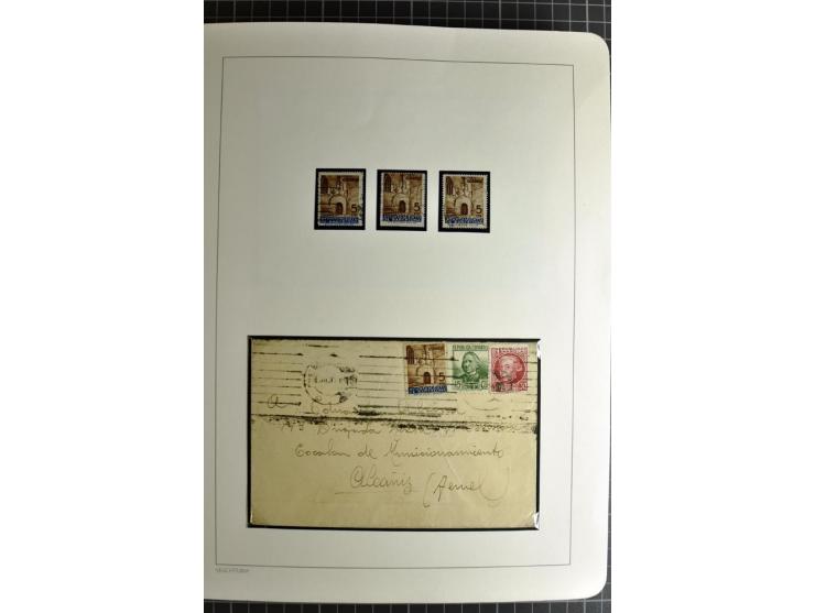 1866/1945, interessante 6bändige Sammlung mit vielen Lokalausgaben, dabei sehr viele Briefe mit viel Zensurpost, außerdem Blo