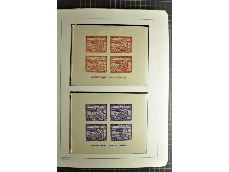 1866/1945, interessante 6bändige Sammlung mit vielen Lokalausgaben, dabei sehr viele Briefe mit viel Zensurpost, außerdem Blo