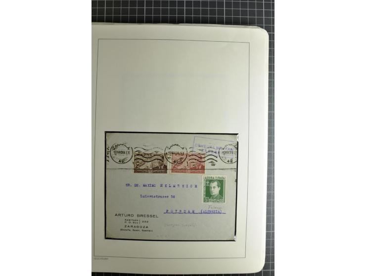 1866/1945, interessante 6bändige Sammlung mit vielen Lokalausgaben, dabei sehr viele Briefe mit viel Zensurpost, außerdem Blo
