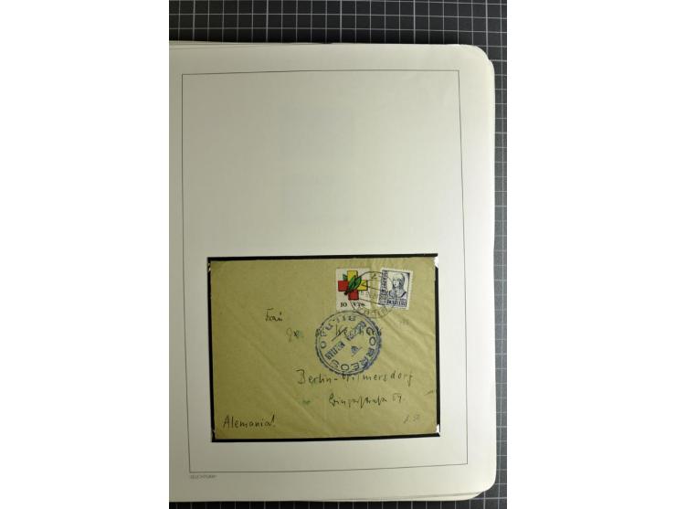 1866/1945, interessante 6bändige Sammlung mit vielen Lokalausgaben, dabei sehr viele Briefe mit viel Zensurpost, außerdem Blo