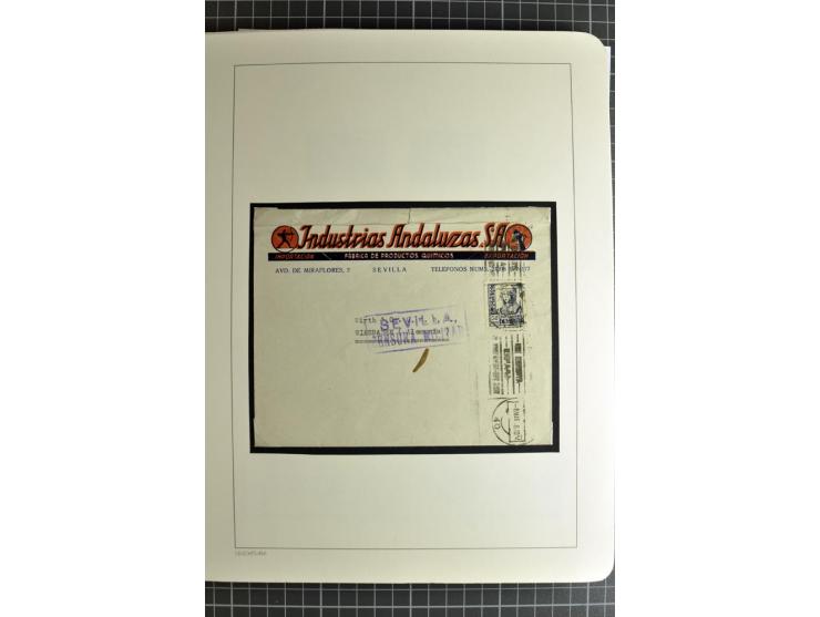 1866/1945, interessante 6bändige Sammlung mit vielen Lokalausgaben, dabei sehr viele Briefe mit viel Zensurpost, außerdem Blo