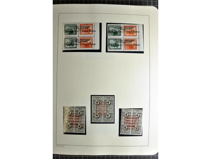 1866/1945, interessante 6bändige Sammlung mit vielen Lokalausgaben, dabei sehr viele Briefe mit viel Zensurpost, außerdem Blo
