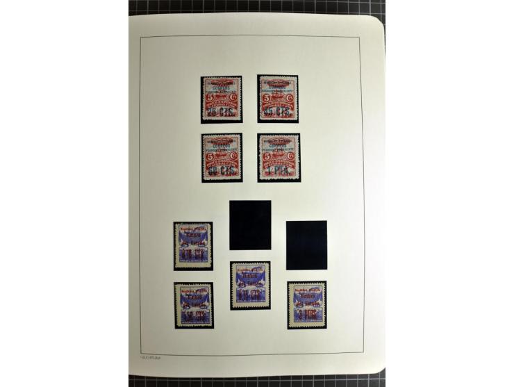 1866/1945, interessante 6bändige Sammlung mit vielen Lokalausgaben, dabei sehr viele Briefe mit viel Zensurpost, außerdem Blo