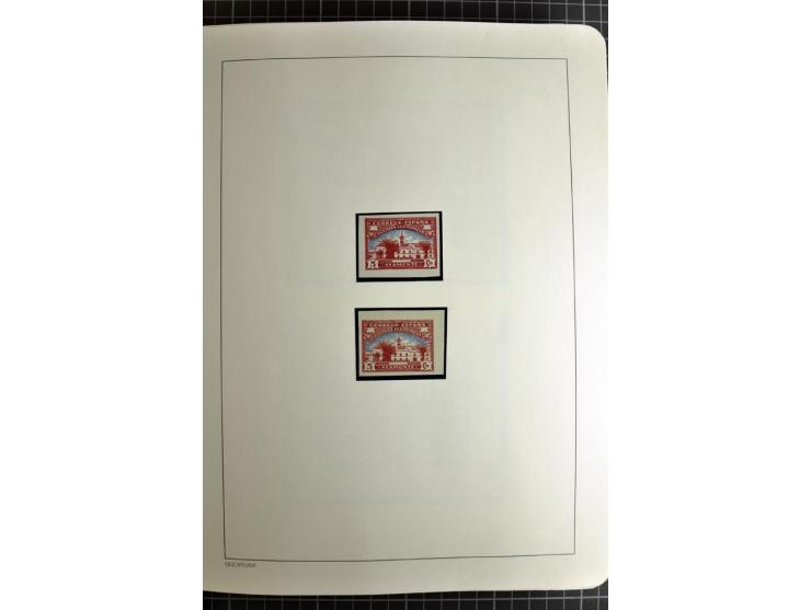 1866/1945, interessante 6bändige Sammlung mit vielen Lokalausgaben, dabei sehr viele Briefe mit viel Zensurpost, außerdem Blo