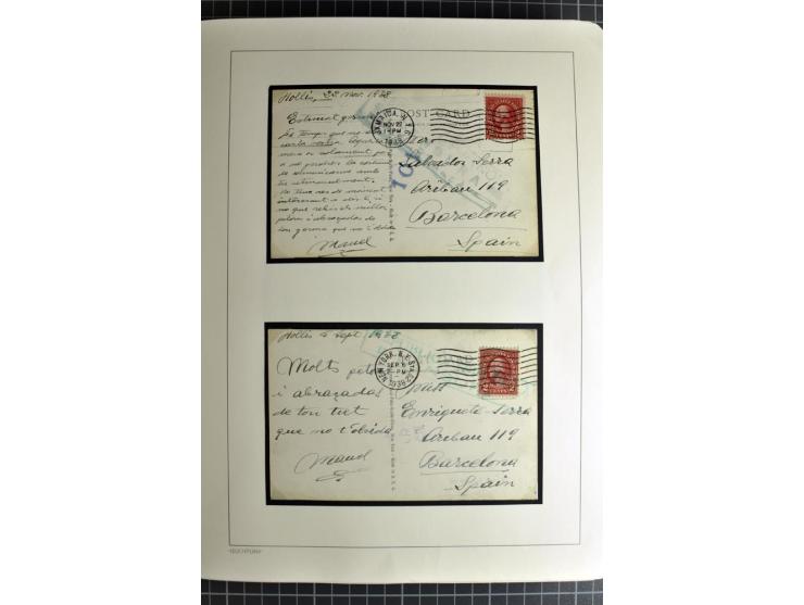 1866/1945, interessante 6bändige Sammlung mit vielen Lokalausgaben, dabei sehr viele Briefe mit viel Zensurpost, außerdem Blo
