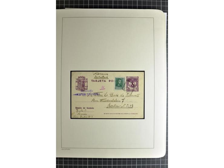1866/1945, interessante 6bändige Sammlung mit vielen Lokalausgaben, dabei sehr viele Briefe mit viel Zensurpost, außerdem Blo