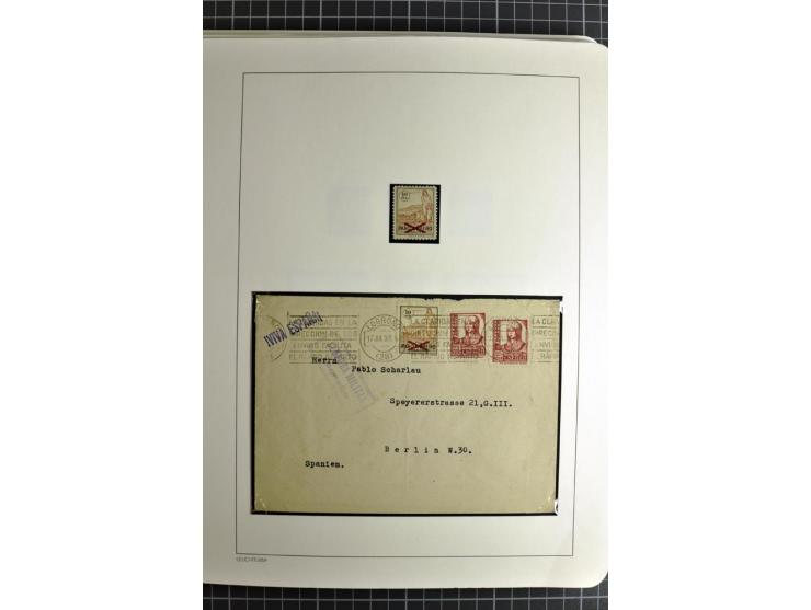 1866/1945, interessante 6bändige Sammlung mit vielen Lokalausgaben, dabei sehr viele Briefe mit viel Zensurpost, außerdem Blo