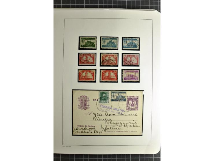 1866/1945, interessante 6bändige Sammlung mit vielen Lokalausgaben, dabei sehr viele Briefe mit viel Zensurpost, außerdem Blo