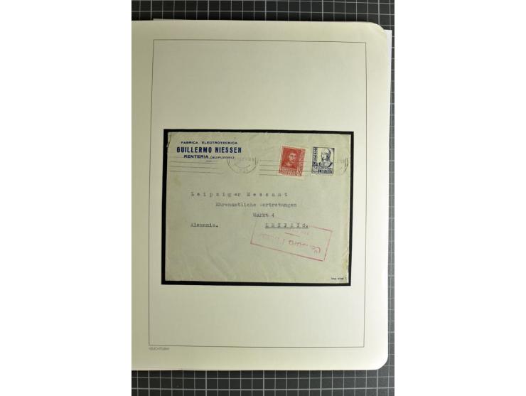 1866/1945, interessante 6bändige Sammlung mit vielen Lokalausgaben, dabei sehr viele Briefe mit viel Zensurpost, außerdem Blo