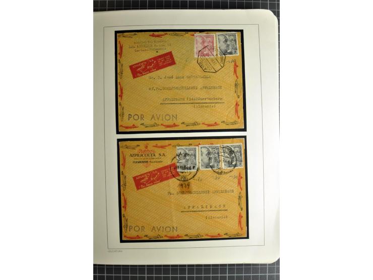 1866/1945, interessante 6bändige Sammlung mit vielen Lokalausgaben, dabei sehr viele Briefe mit viel Zensurpost, außerdem Blo