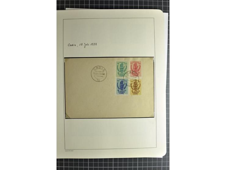 1866/1945, interessante 6bändige Sammlung mit vielen Lokalausgaben, dabei sehr viele Briefe mit viel Zensurpost, außerdem Blo