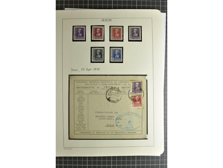 1866/1945, interessante 6bändige Sammlung mit vielen Lokalausgaben, dabei sehr viele Briefe mit viel Zensurpost, außerdem Blo