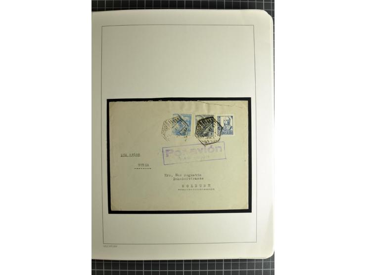 1866/1945, interessante 6bändige Sammlung mit vielen Lokalausgaben, dabei sehr viele Briefe mit viel Zensurpost, außerdem Blo